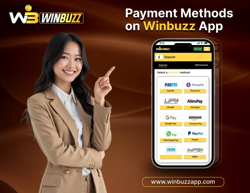 payment methods on winbuzz247