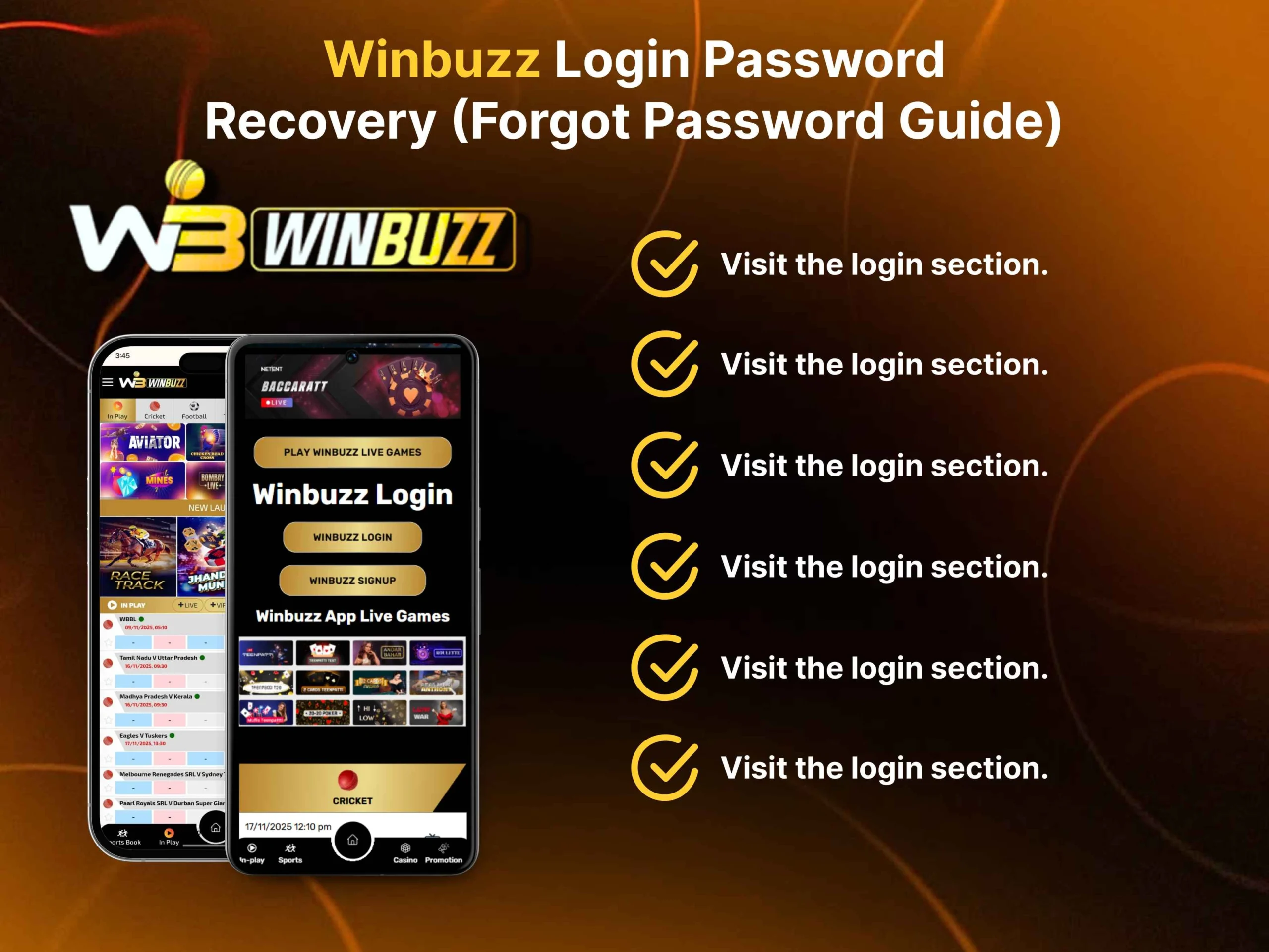 Forgot Winbuzz Password